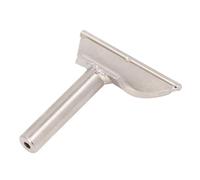 Annadue Repose-outil de Tour en Acier Inoxydable, Repose-outil de Tournage du Bois de 3,5 Pouces, Poteau de 5/8 Pouces pour Base de 16 Mm, à Surface Incurvée pour Bols