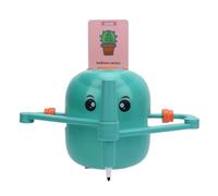 Annadue Robot de Dessin Intelligent, Machine de Peinture éducative Montessori avec des Cartes de Mots d'apprentissage, Robot de Dessin Magique Interactif pour 3 4 5 6 7 8 9 10 Ans (Vert Clair)