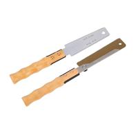 Annadue Scie à Tirer 7 Pouces, Scie à Affleurer Double Face pour Travail | Scie arrière japonaise SK5 en acier au carbone, scie à main pour le travail du bois à dents fines avec manche ergonomique