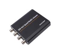Annadue **SDI Quad Screen Multi Viewer 4 Entrées 1 Sortie Splitter 4K** | 4x SDI in, 1x HDMI out. 4K30Hz/1080P/720P, 10 Modes D'affichage, Télécommande IR. Alliage D'aluminium, Portable, Brancher