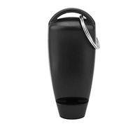 Annadue Sifflet de Dressage de Chien, Clicker, Entraîneur de Chat de Chiot d'animal de Compagnie, Porte-clés d'aide à l'obéissance Cliquez pour Rappeler Arrêter 'aboyer (Black)