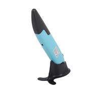 Annadue Souris Optique sans Fil 2,4 GHz avec Stylet Optique, Réglable 500/1000 DPI, Télécommande de Présentation Ergonomique pour Ordinateurs Portables, Souris Aérienne sans Fil PPT Grise (Blue)