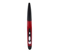 Annadue Souris Optique sans Fil 2,4 GHz avec Stylet Optique, Réglable 500/1000 DPI, Télécommande de Présentation Ergonomique pour Ordinateurs Portables, Souris Aérienne sans Fil PPT Grise (Rouge)