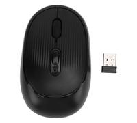Annadue Souris sans Fil Portable avec 3 Niveaux de DPI Réglables, Réactif, Adaptée pour, XP, OS X 10.4 ou Version Ultérieure, (Black)