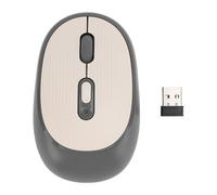 Annadue Souris sans Fil Portable avec 3 Niveaux de DPI Réglables, Réactif, Adaptée pour, XP, OS X 10.4 ou Version Ultérieure, (Gray)