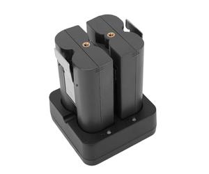 Annadue Station de Chargeur de Batterie à Anneau Double Port, Batteries de Remplacement 6500 MAh pour Ring Doorbell 2 3 3 Plus 4 Spotlight Cam, Station de Charge Rapide