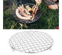 Annadue Support de Barbecue Antiadhésif en Acier Inoxydable, Filet de Gril de Viande de Poisson en de Barbecue, Accessoire de Gril Réutilisable pour Pique-nique de Camping en Plein Air