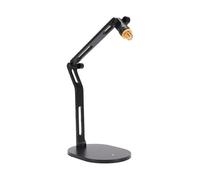 Annadue Support de Microphone de Bureau Flexible et Robuste, Réglable | Réglage Flexible, capacité de Charge de 1.0KG, Gestion des Câbles, Base Pondérée, Large compatibilité pour karaoké Live