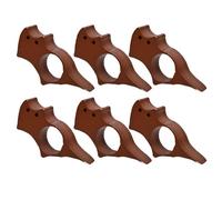 Annadue Support de Page en Bois pour Chat de Compagnie, Portable, Léger, Facile à Utiliser Seule Main pour les vers de Bibliothèque, 6 Pièces