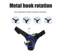 Annadue Support de Téléphone à Pince en Forme de Y, Adaptateur de Montage pour Grille D'aération de Voiture, Support de Clamp/Holder Universel pour de Voiture, Matériau ABS + Acier, Idéal pour les