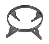 Annadue Support de Wok en Fonte pour Cuisinière à Gaz, Accessoires de Camping pour Barbecue Portables, Anneaux Antidérapants Stables, Support pour Casseroles Rondes à Fond Plat, pour Petite Cafetière