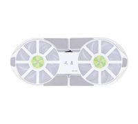 Annadue Tapis de Refroidissement pour Ordinateur Portable, Refroidisseur pour Ordinateur Portable à Double Ventilateur, Radiateur à Dissipateur Thermique Pliable, Refroidisseur d'Ordinateur à Grand