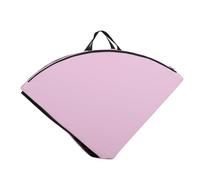 Annadue Tapis de sécurité Pliable en PU EPE pour Pole Dance, pour Entraînement à Domicile, Gym, Rose, Diamètre de 47,24 Pouces, pour Débutants et Entraînement de Force