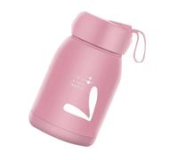 Annadue Tasse Isolée, Double Couche 330 Ml, Petite Tasse Portable en Forme de Lapin Mignon pour les Voyages, les Sports de Plein Air, d'eau Chaude de Dessin animé avec une Bonne étanchéité (PINK)