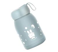 Annadue Tasse Isolée, Double Couche 330 Ml, Petite Tasse Portable en Forme de Lapin Mignon pour les Voyages, les Sports de Plein Air, d'eau Chaude de Dessin animé avec une Bonne étanchéité (BLUE)