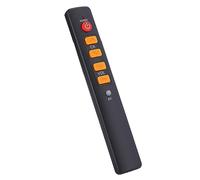Annadue Télécommande d'apprentissage Universelle à Gros Boutons, Remplacement de la Télécommande TV pour Enfants âgés avec Configuration Simple pour TV STB DVD HiFi VCR (Orange)