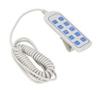Annadue Télécommande Manuelle pour Fauteuil Inclinable électrique, Contrôleur Manuel pour Fauteuil élévateur avec Prise 8 Broches à 9 Cœurs, Télécommande de Lit élévateur IP66,