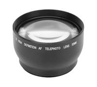 Annadue Téléobjectif 2X 52 Mm 2X, Téléconvertisseur HD avec Construction en Alliage en Aluminium pour Appareil Photo à 52 Mm, Conception Portable Légère avec Fil Avant 62 Mm
