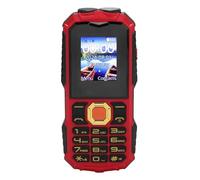 Annadue Téléphone Cellulaire à Gros Bouton pour Les Seniors, Téléphone Mobile Simple avec Un écran HD de 1,8 ", 5000mAh Big Battery, Double Sim, clé SOS, Son Fort (Rouge)