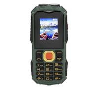 Annadue Téléphone Cellulaire à Gros Bouton pour Les Seniors, Téléphone Mobile Simple avec Un écran HD de 1,8 ", 5000mAh Big Battery, Double Sim, clé SOS, Son Fort (Green)
