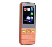 Annadue Téléphone débloqué 4G LTE, Smartphone à écran Tactile de 2,8 Pouces pour Seniors, Batterie 2200 MAh, avec Bluetooth 5.0, WiFi, Double SIM Double Veille (Orange)