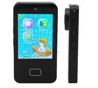 Annadue Téléphone Intelligent pour Enfants, 2,8" Tactile HD Dual Camera Kids Toys Téléphone, Toddler Learning Play Téle-Joueur, Préscolon Learning Education Toy pour 3-10 Ans (Black)