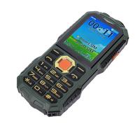 Annadue Téléphone Portable Robuste 4G à Gros Boutons avec clé SOS et Batterie Longue Durée pour Communication d'urgence pour Personnes âgées Écran 2,4 Pouces Double Emplacement SIM (Green)