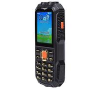 Annadue Téléphone Portable Robuste 4G à Gros Boutons avec clé SOS et Batterie Longue Durée pour Communication d'urgence pour Personnes âgées Écran 2,4 Pouces Double Emplacement SIM (Black)