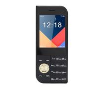 Annadue Téléphone Portable Senior, Téléphone Mobile de 2,8 Pouces Mince Bon marché avec Gros Bouton Clair Son Triple Sim Cartes Slots 3800mAh Batterie FM Radio Lumineuse Brillante (Black)