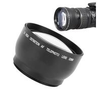 Annadue Télequatations de 52 Mm 2X, Lentilles de Caméra HD Teleconverter Lightweight avec Sac de Rangement pour Une Caméra de Montage 52 Mm