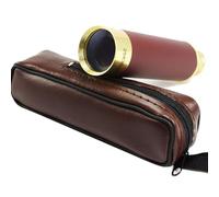 Annadue Télescope Rétro Pirate Monoculaire en Laiton Vintage, Monoculaire de Poche Portable Pliable, Zoom 25 X 30, pour Enfants Adultes Navigation Voile Voyage Camping (25x0)