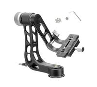 Annadue Tête de Trépied, Rotule Panoramique Robuste à 360 Degrés avec Plaque de Dégagement Rapide Arca, Charge Maximale de 33 LB, Accessoires de Trépied à Objectif Long Compatibles