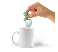 Annadue Thé en Forme de Dinosaure, Infuseur à thé en Silicone, Passoire à Sachet de Réutilisable, Infuseur à Amusant pour le en Feuilles, Accessoires de Mignons pour les Amateurs de, Cadeau (GREEN)