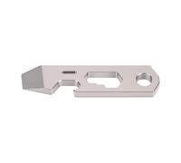 Annadue Ti Alloy EDC Pry Bar Multitool avec Décapsuleur | Taille de transport compacte, outil de poche, clé hexagonale, échelle de règle, fixation pour porte-clés