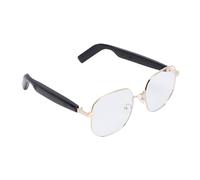 Annadue Traductions AI Lunes Intelligentes, Bluetooth V5.4 Lunettes de Soleil avec Blocage de Lumière Bleue, Plus de 100 Langues, des Haut-parleurs Micro Intégrés pour la Réunion de