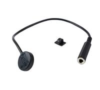 Annadue Transducteur de Microphone de Contact pour Guitare en Bois, élimine les Interférences Externes, Plug and Play pour Amplificateur de Basse, Matériau ABS Noir