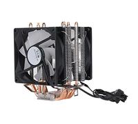 Annadue Ventilateur CPU RGB 90mm pour AMD (Dual Fans) | Éclairage RVB, 4 caloducs, fonctionnement silencieux de 20 dB, débit d\'air de 38 CFM, roulement hydraulique, ordinateur de