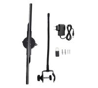 Annadue Ventilateur de Projection Holographique 3D de 42 Cm avec Une Résolution de 2000 X 224, Contrôlable Via Wi-FI, PC et Application Mobile, doté de 224 LED, Idéal pour Les évé (Prise UE)