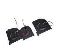 Annadue Ventilateur de Refroidissement pour Ordinateur Portable CPU GPU de Remplacement pour GS65 MS-16Q1 MS-16Q2-16Q3, Connecteur d'alimentation 4 Broches, Double Ventilateur Interne pour