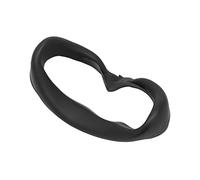 Annadue VR Silicone Face Cover pour PICO 4 (Black) | Silicone souple, lavable et réutilisable, ajustement ergonomique, entièrement fermé, résistant à la transpiration,