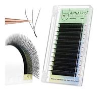 ANNAFRIS Extension de Cils 3D W 0.10 C 8-15mm Bouquet Préfabriqué Faux Cils 3D Individuel Volume Russe Naturel Eyelash Extension(3D,0.10 C,8-15mm)