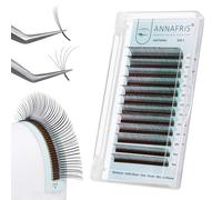 ANNAFRIS Extension de Cils Easy Fan 5D Cils 0.07 D 8-15mm Mix Préfait Bouquet Cils Volume Russe W Lash(Flora-5D 0.07D 8-15mm)