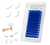 ANNAFRIS Extension de Cils Easy Fan Coloré Bleu 0.07C MIX 8-15mm Mix Volume