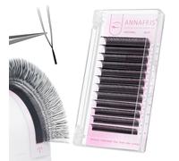 ANNAFRIS Extension de Cils U-YY 0.07 D 8-15mm Bouquet Préfabriqué Faux Cils 4D Individuel Volume Russe Naturel Eyelash Extension(U-YY,0.07D,8-15mm)
