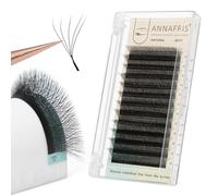 ANNAFRIS Extensions Cils 5D W Préfait Bouquet Cils 0.07mm C 7-12mm Premade Fan Eyelash Russe Volume Lash Faux Cils(5D,0.07C,7-12mm）