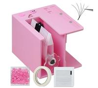 ANNAFRIS Machine à éventail de Cils à Séparateur de Racines Extensions de Cils Easy Fan Séparateur de Cils Individuel à éventail Machine à Diviser Racines(Rose I)