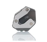 ANNAKETZPW Pied Béquille Latérale Agrandir Coussin D'agrandissement De Béquille Latérale De Pied De Béquille De Moto pour Tracer pour 900GT 2018 2019 2020 Support Béquille Moto(Titanium)