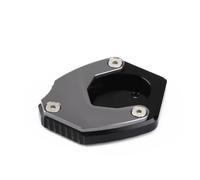 ANNAKETZPW Pied Béquille Latérale Agrandir Extension De Béquille Latérale CNC pour Moto, Coussinet D'agrandissement pour 650 2015-2021 2019 2018 2017 2016 Support Béquille Moto(Titanium)