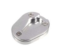 ANNAKETZPW Pied Béquille Latérale Agrandir Extension De Béquille Latérale CNC pour Moto, Coussinet D'agrandissement pour S1000R 2021 2022 2023, Accessoires De Moto Support Béquille Moto(Silver)