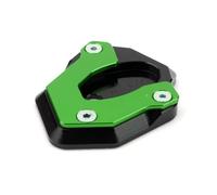 ANNAKETZPW Pied Béquille Latérale Agrandir Extension De Béquille Latérale De Moto, Coussinet D'agrandissement pour Z1000SX 2011 - 2021, Accessoires De Moto Support Béquille Moto(Green)